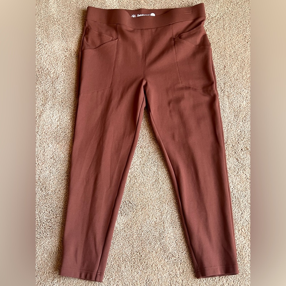 Betabrand Brown  Journey DPYP Yoga Pants -  XL Petite
